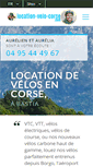 Mobile Screenshot of location-velo-corse.com